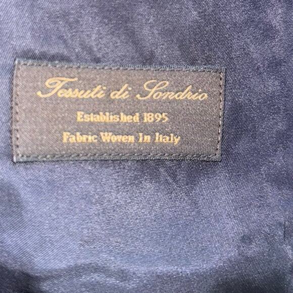 J.Crew Ludlow 36R J.Crew Ludlow Blazer Suit Jacket Mens Italian Cotton Tessuti - Picture 5 of 16